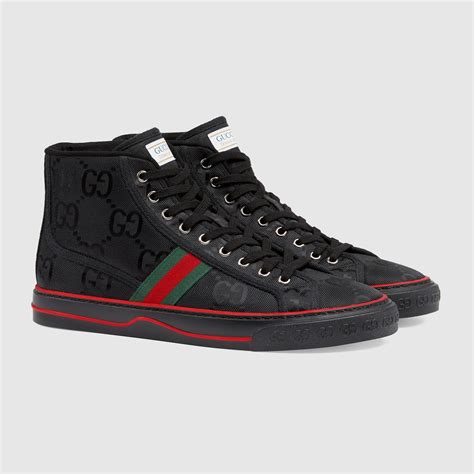 gucci sneakers nere uomo|gucci sneakers for cheap.